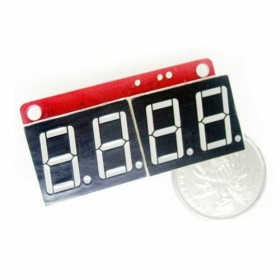 7-Seg digit LED Shield -Red