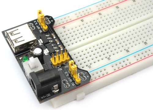 Adjustable Breadboard Power Supply V2.0 - emartee.com