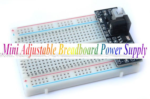 This breadboard power supply also support standard breadboard 